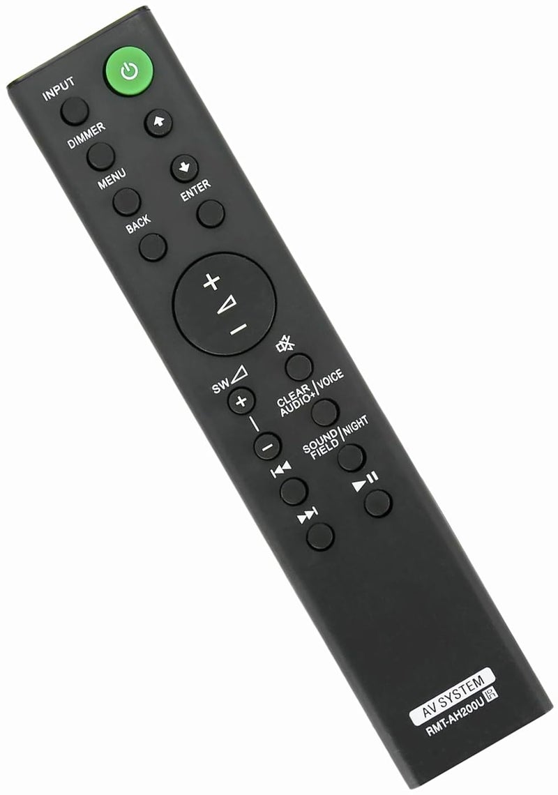 Elekpia RMT-AH200U Remote Control Compatible with Sony Sound Bar Home Audio AV System HT-CT390 HT-RT3 RMTAH200U SA-CT390 HT-RT4 SA-WCT390 - Image 1